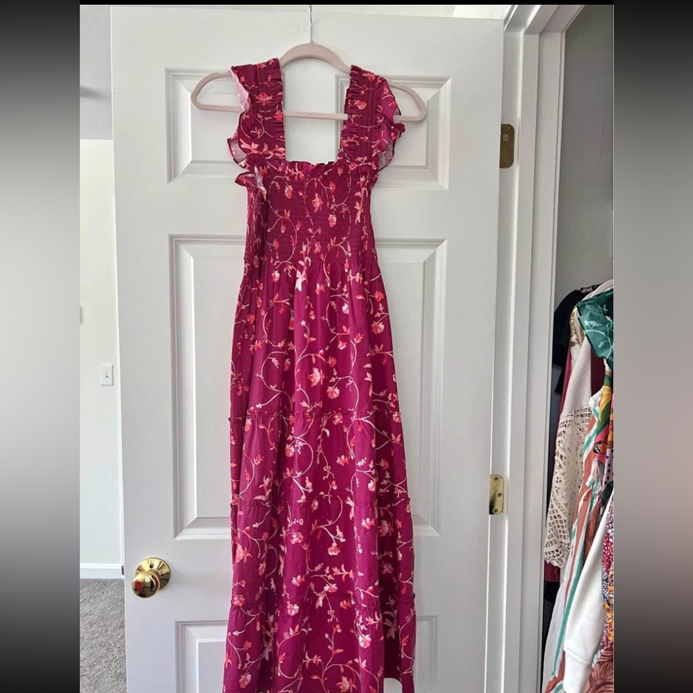 Hill House Red Botanical Ellie Nap Dress